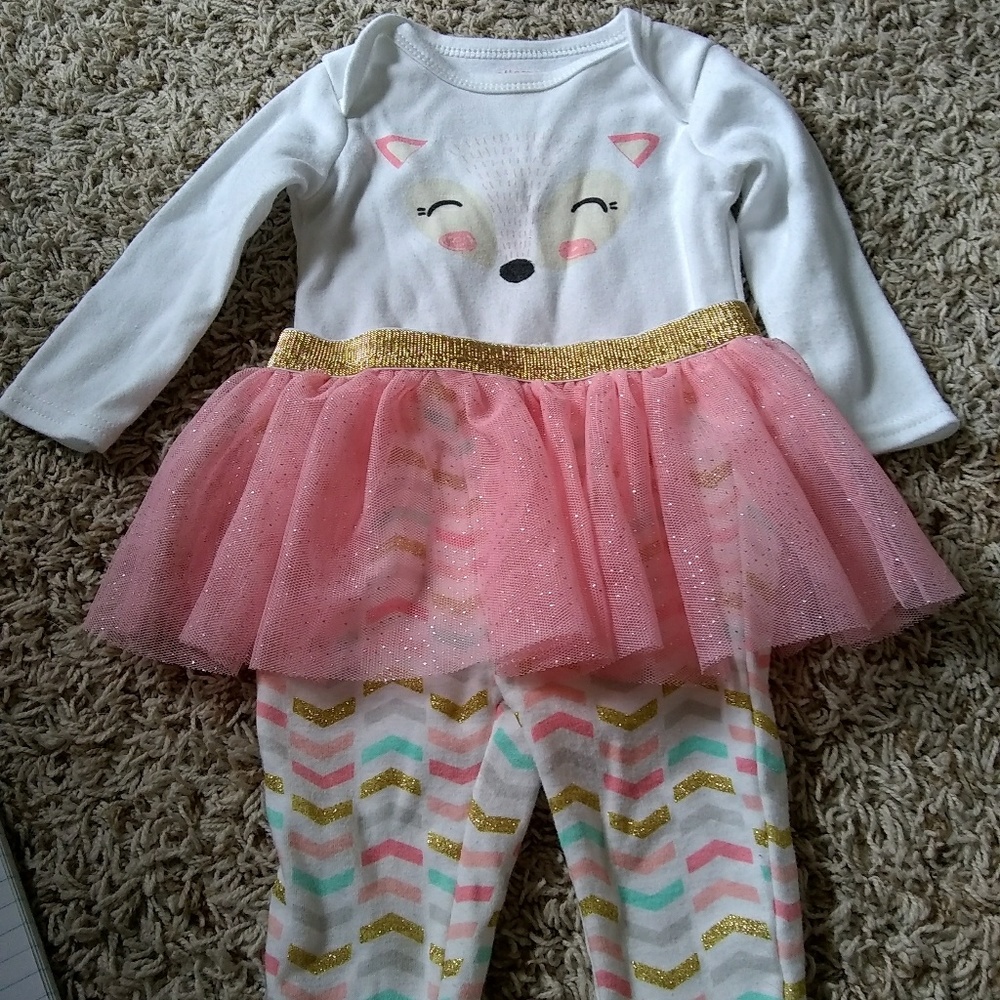 Fox onsie/tutu leggings